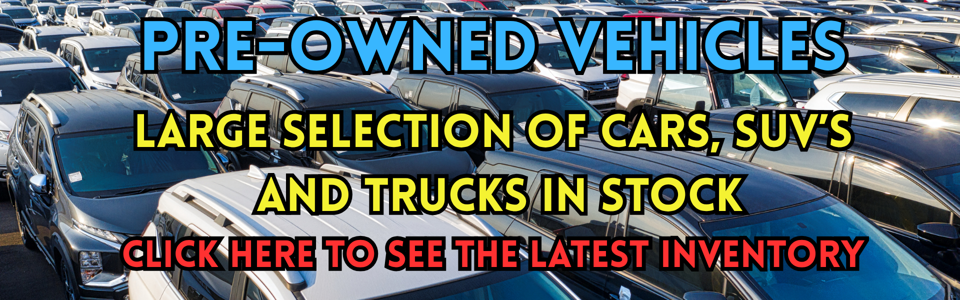 Pre owned banner vehicles July 2025